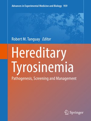 cover image of Hereditary Tyrosinemia